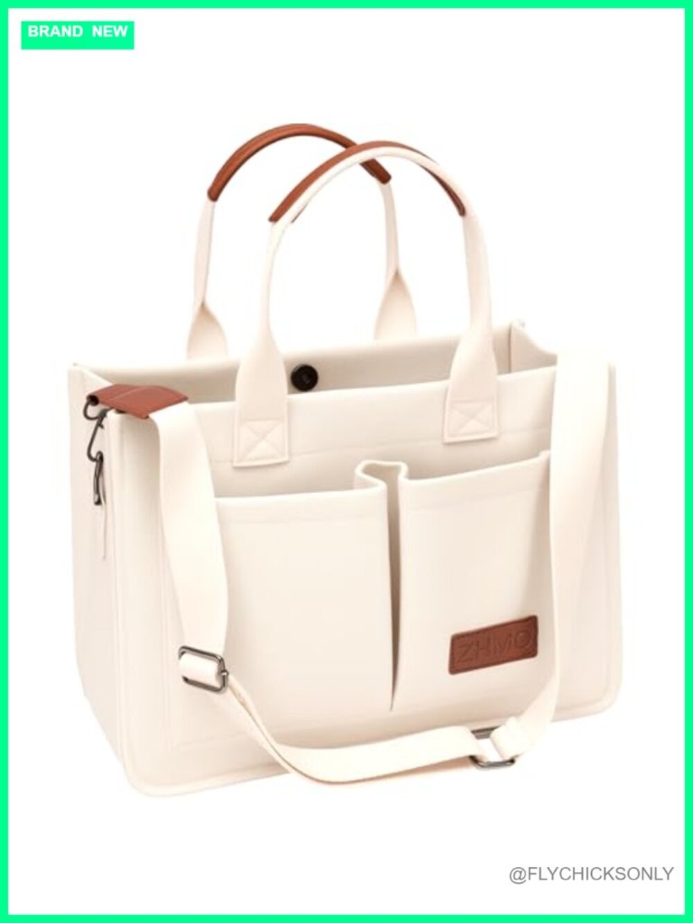 Canvas Tote Bag for Women Large Laptop Handbag Work Teacher Nurse Travel